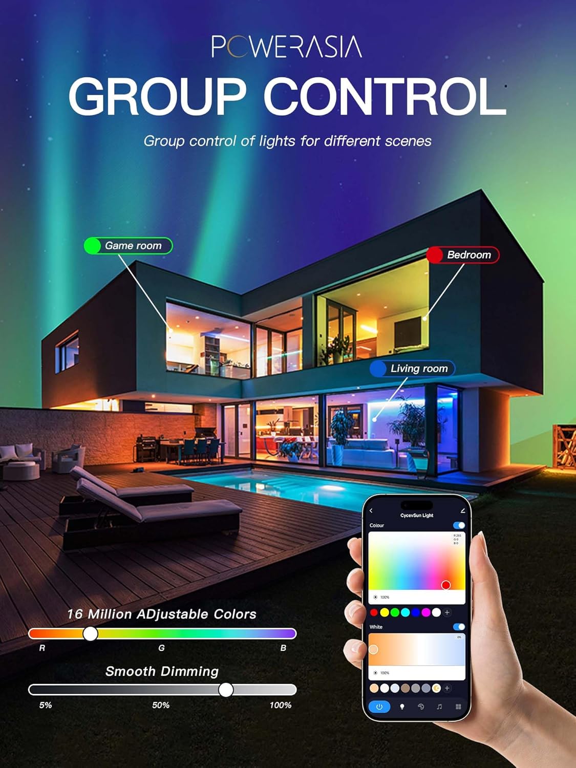 Smart RGB+5CCT Down Light